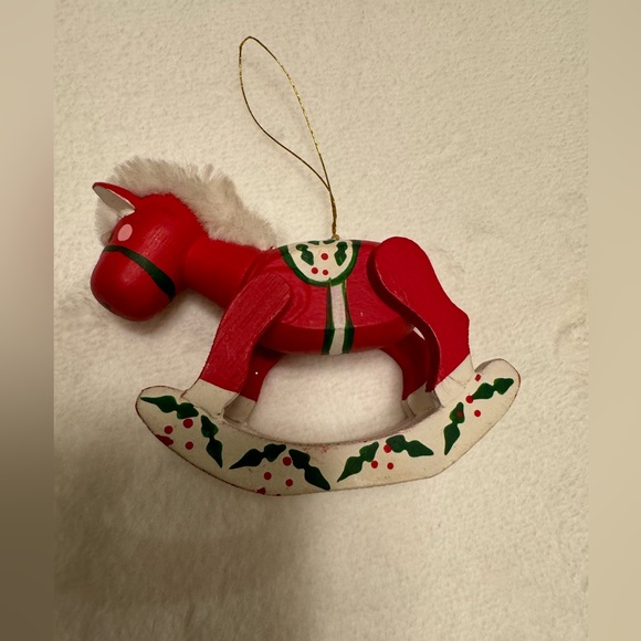 Vintage Rocking Horses Christmas Ornaments - Picture 4 of 8